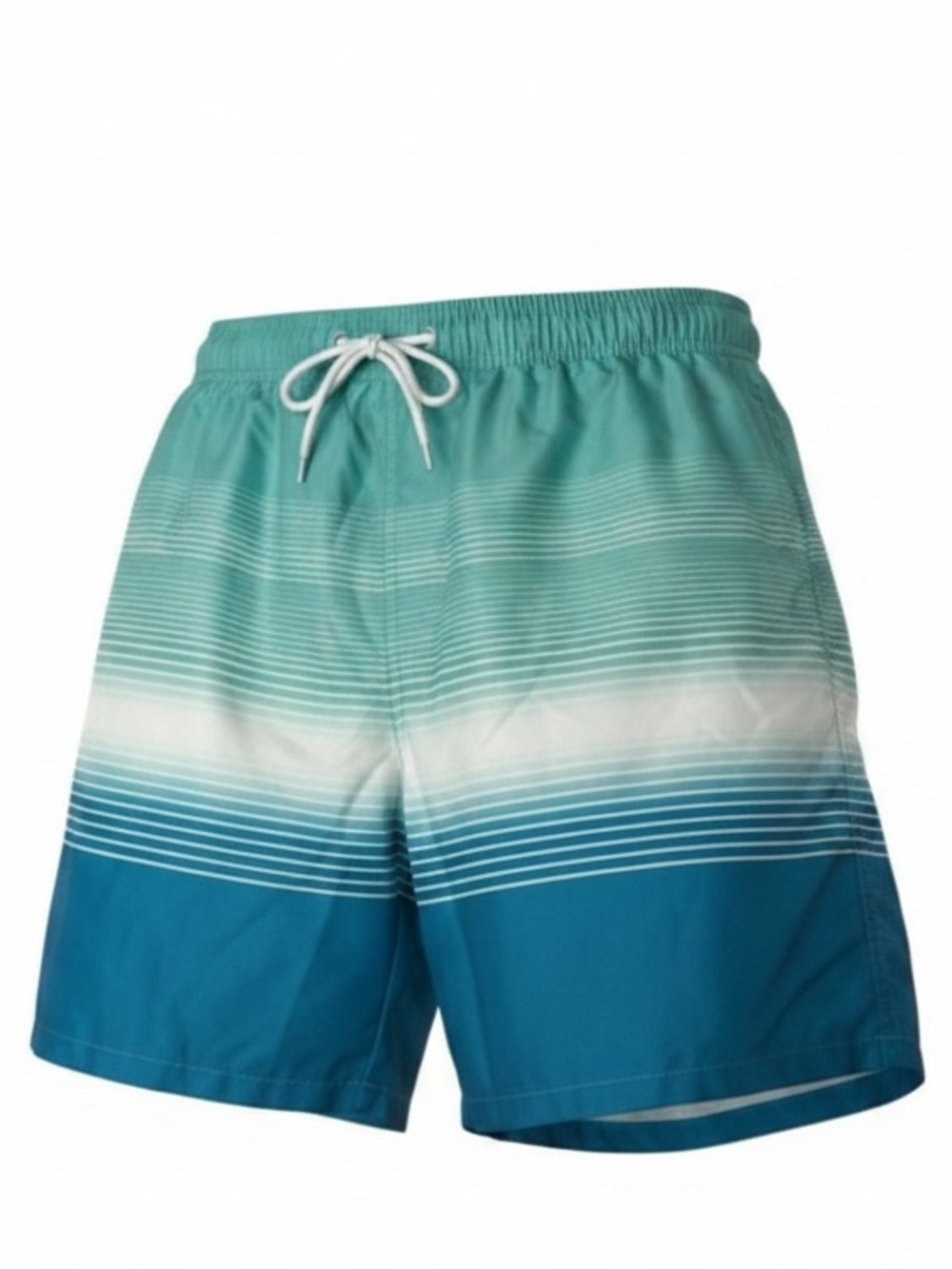 New Manfinity Swim Shorts XL Teal Blue Gradient  Condition Men’s Summer Trend